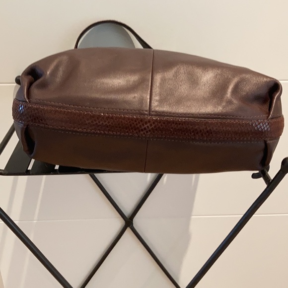 Coach hobo bag rich chocolate brn lthr 13.5hx13w - Picture 6 of 12